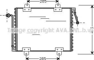 Ava Quality Cooling RT 5180 - Condenser, air conditioning autospares.lv