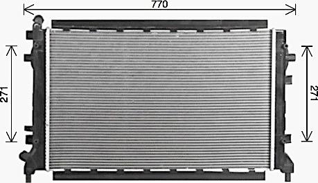 Ava Quality Cooling ST2048 - Low Temperature Cooler, intercooler autospares.lv