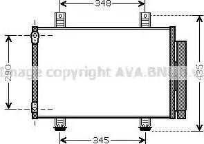 Ava Quality Cooling SZ5087D - Condenser, air conditioning autospares.lv