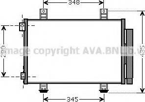 Ava Quality Cooling SZ 5116 - Condenser, air conditioning autospares.lv