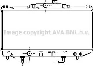 Ava Quality Cooling TO 2159 - Radiator, engine cooling autospares.lv