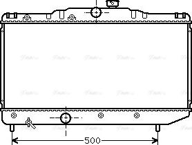 Ava Quality Cooling TO 2155 - Radiator, engine cooling autospares.lv