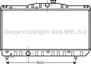 Ava Quality Cooling TOA2117 - Radiator, engine cooling autospares.lv