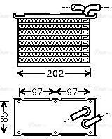 Ava Quality Cooling VN4397 - Intercooler, charger autospares.lv