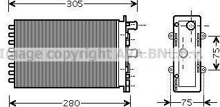 Ava Quality Cooling VN6239 - Heat Exchanger, interior heating autospares.lv