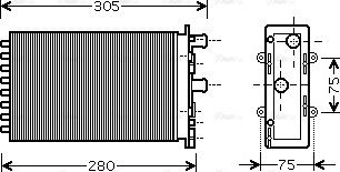 Ava Quality Cooling VNA6239 - Heat Exchanger, interior heating autospares.lv