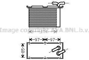 Ava Quality Cooling VW 4305 - Intercooler, charger autospares.lv