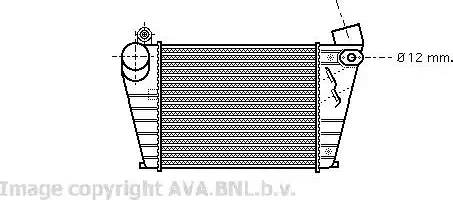Ava Quality Cooling VW 4200 - Intercooler, charger autospares.lv