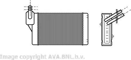Ava Quality Cooling VW 6060 - Heat Exchanger, interior heating autospares.lv