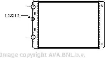 Ava Quality Cooling VW 2130 - Radiator, engine cooling autospares.lv