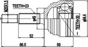 Aywiparts AW1510007 - Joint Kit, drive shaft autospares.lv