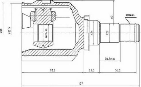 Aywiparts AW1520974 - Joint Kit, drive shaft autospares.lv