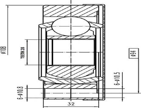 Aywiparts AW1520704 - Joint Kit, drive shaft autospares.lv