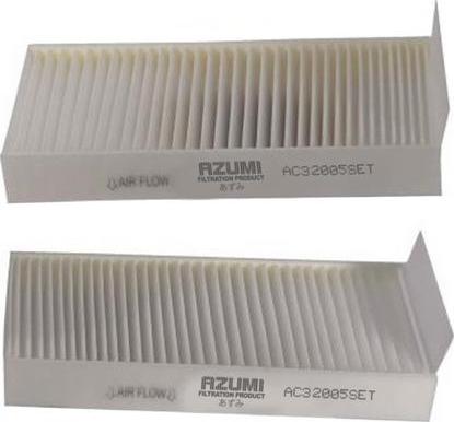 Azumi AC32005SET - Filter, interior air autospares.lv