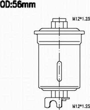Azumi FSP23050 - Fuel filter autospares.lv
