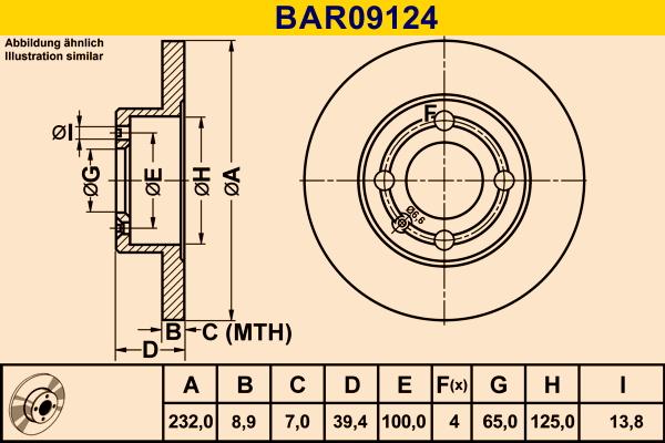 Barum BAR09124 - Brake Disc autospares.lv