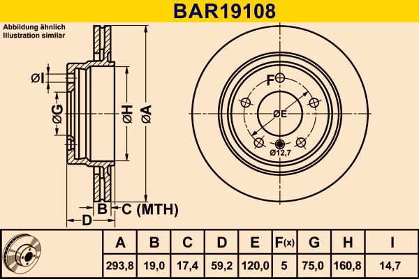 Barum BAR19108 - Brake Disc autospares.lv