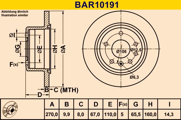 Barum BAR10191 - Brake Disc autospares.lv