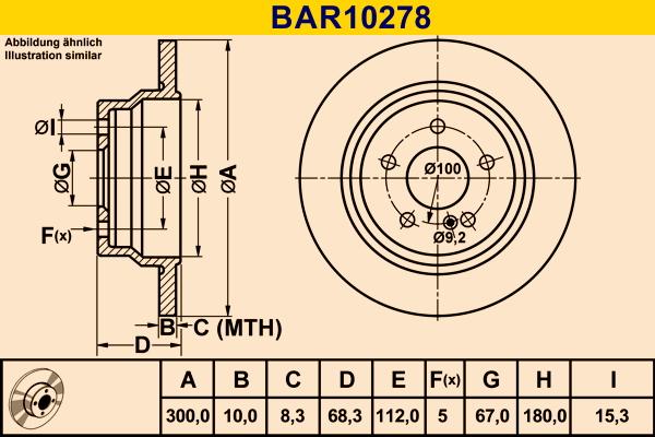 Barum BAR10278 - Brake Disc autospares.lv