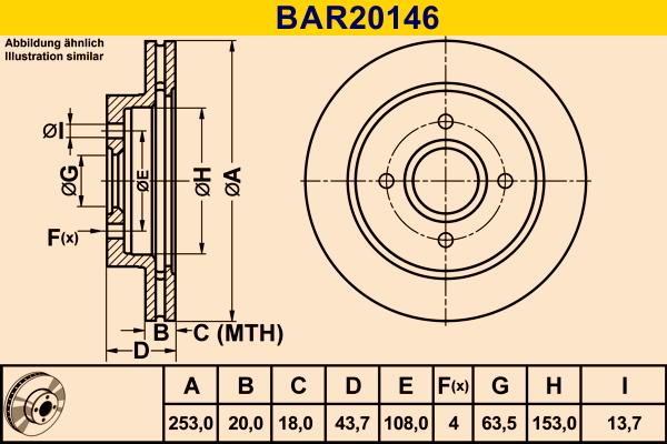 Barum BAR20146 - Brake Disc autospares.lv