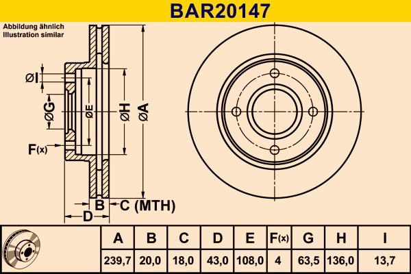 Barum BAR20147 - Brake Disc autospares.lv