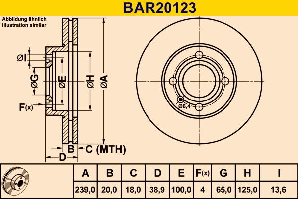 Barum BAR20123 - Brake Disc autospares.lv