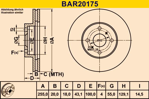 Barum BAR20175 - Brake Disc autospares.lv