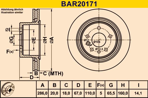 Barum BAR20171 - Brake Disc autospares.lv