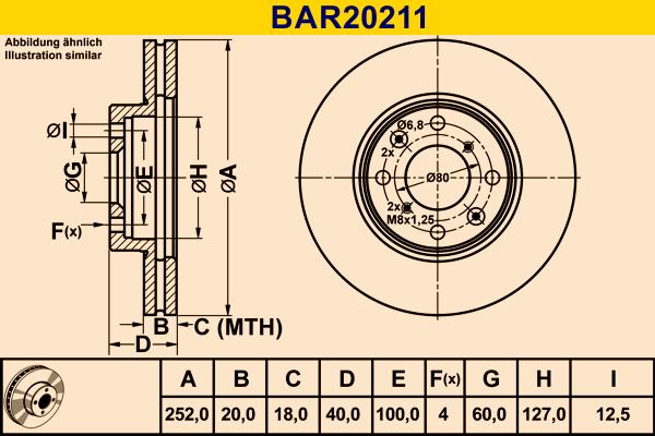 Barum BAR20211 - Brake Disc autospares.lv