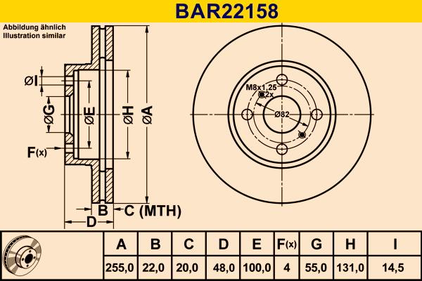 Barum BAR22158 - Brake Disc autospares.lv