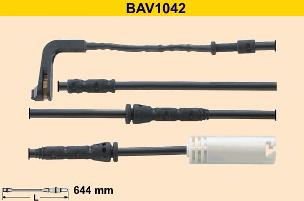 Barum BAV1042 - Warning Contact, brake pad wear autospares.lv