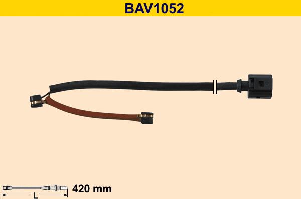 Barum BAV1052 - Warning Contact, brake pad wear autospares.lv