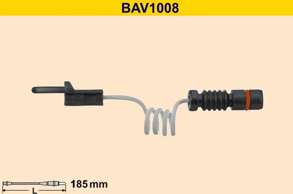 Barum BAV1008 - Warning Contact, brake pad wear autospares.lv