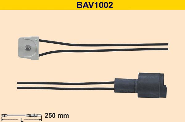 Barum BAV1002 - Warning Contact, brake pad wear autospares.lv