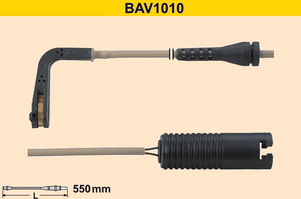 Barum BAV1010 - Warning Contact, brake pad wear autospares.lv