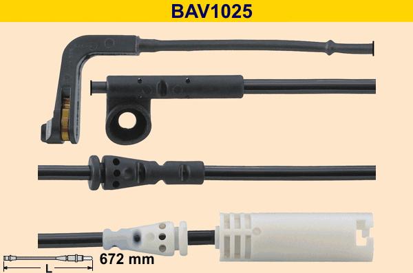 Barum BAV1025 - Warning Contact, brake pad wear autospares.lv