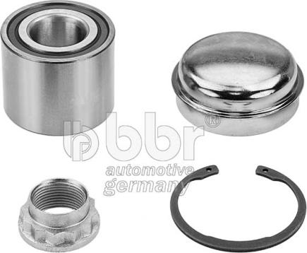 BBR Automotive 001-51-12643 - Wheel hub, bearing Kit autospares.lv