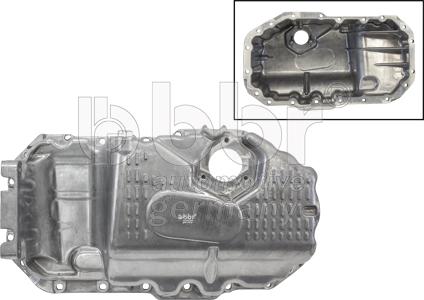 BBR Automotive 001-10-19490 - Oil sump autospares.lv