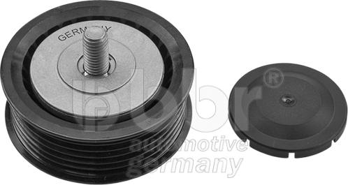 BBR Automotive 001-10-19684 - Pulley, v-ribbed belt autospares.lv