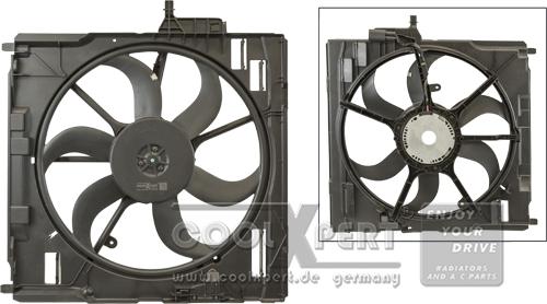 BBR Automotive 001-10-19311 - Fan, radiator autospares.lv