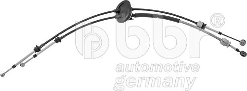 BBR Automotive 001-10-18227 - Cable, tip, manual transmission autospares.lv