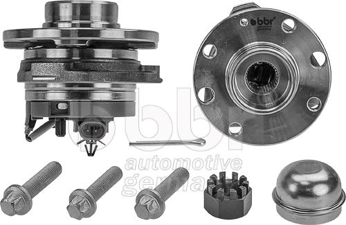 BBR Automotive 001-10-17820 - Wheel hub, bearing Kit autospares.lv