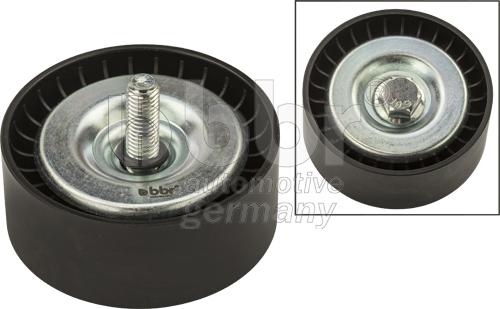 BBR Automotive 001-10-30129 - Pulley, v-ribbed belt autospares.lv