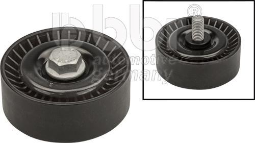 BBR Automotive 001-10-26138 - Pulley, v-ribbed belt autospares.lv