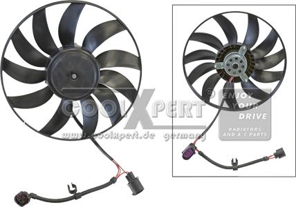 BBR Automotive 001-10-23102 - Fan, radiator autospares.lv