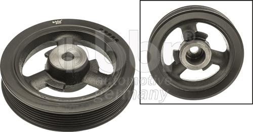 BBR Automotive 001-10-23316 - Belt Pulley, crankshaft autospares.lv