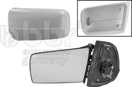 BBR Automotive 001-80-13865 - Outside Mirror autospares.lv