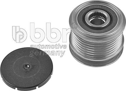 BBR Automotive 001-30-12823 - Pulley, alternator, freewheel clutch autospares.lv