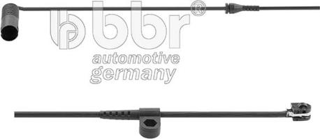 BBR Automotive 003-10-12405 - Warning Contact, brake pad wear autospares.lv