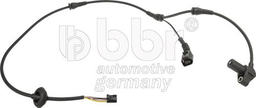 BBR Automotive 002-40-09198 - Sensor, wheel speed autospares.lv